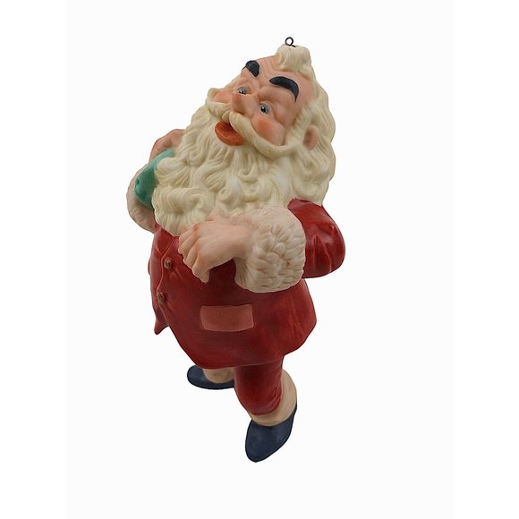 Hallmark Cards Favorite Santa Ornament Hand Painted Fine Porcelain 1987 No Box - Picture 2 of 7